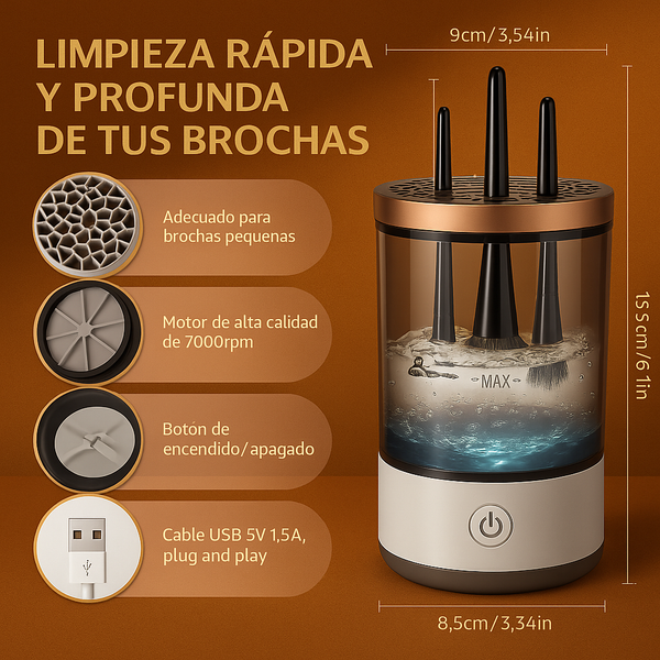 Limpia Brochas Rápido y Fácil