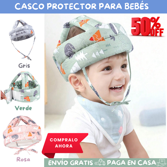Casco protector para bebés - evita golpes graves en su cabezita