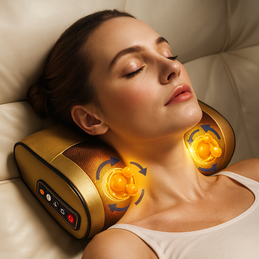 RelaxaGo™ Masajeador Relajante Cuello y Espalda